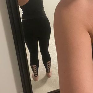 Hyba, leggings, black, size Medium